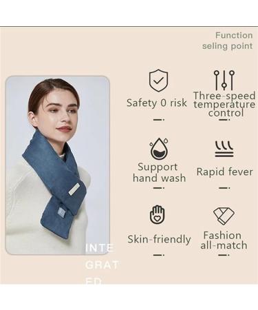Buy Nuzufy Heating Scarf & Rechargeable Neck Heating Pillow - Relief for Neck Pain | International Shipping Available - Buy Online on GoSupps.com