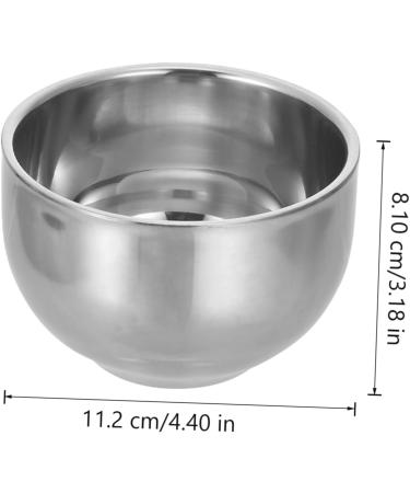 Premium Stainless Steel Shaving Brush Set for Men - 11.2x8.1cm | Metal Cleaning Brush | Available in Various Colors - Buy Online on GoSupps.com