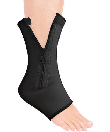 Buy Zipper Compression Ankle Supports (Black Size M) - International Shipping Available - Buy Online on GoSupps.com