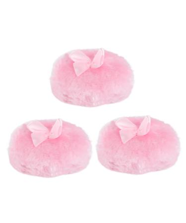 minkissy 3pc Makeup Puffs for Foundation Powder Puffs for Face Powder Foundation Puff Pad Large Powder Puff Loose Powder Puff Talcum Powder Puff Powder Applicator Cotton Pad Round Baby