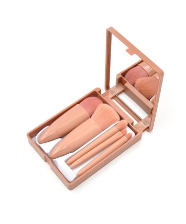 Premium 5-Piece Makeup Brush Set - Professional Foundation & Eyeshadow Brushes - Soft Odorless Synthetic with Storage Box - Buy Online on GoSupps.com