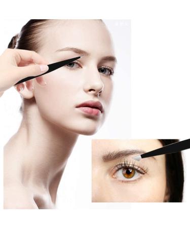 Precision Eyebrow Tweezers Set - 4-Piece High-Quality Tweezers for Perfectly Shaped Eyebrows | Ideal for Men & Women - Ships Worldwide - Buy Online on GoSupps.com