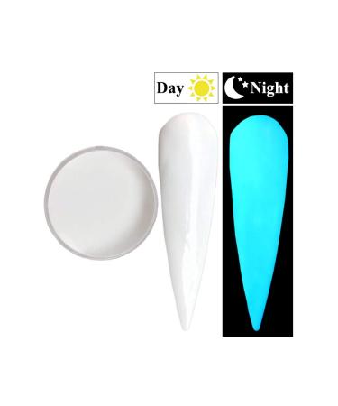 Glow in the Dark White Nail Dip Powder 1OZ GL061 - Fluorescent French Nail Art - Buy Online on GoSupps.com