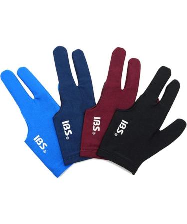 IBS Three Finger Billiard Glove Snooker Cue Pro - 4 Colors (Spandex) - Buy Online on GoSupps.com