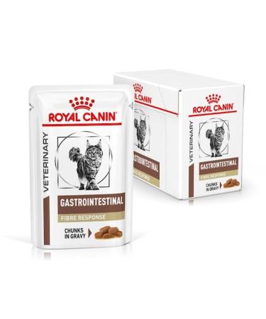 Royal Canin Gastro Intestinal Fibre Response |12 x 85 g |Diet all-in feed for adult cats |For cats with chronic constipation or similar gastrointestinal problems