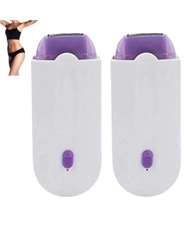 New Lumishave epilator painless silky epilator for women smart epilator for men and women silky hair remover for women suitable for any part of the body 2 Pcs