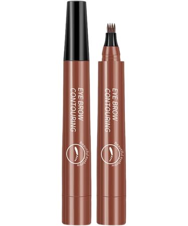  Kasmole 4 Point Eyebrow Pencil Waterproof 4 Point Eyebrow Pen | Nature Eyebrow Pencil Brow Pen for Wild Brow Quick Dry No Smudges Liquid Long Lasting Kasmole - Buy Online on GoSupps.com