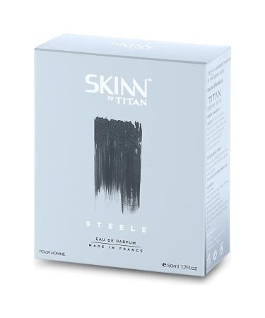 Titan Steele Long Lasting Edp For Men - 50 Ml | Perfume For Men | Eau De Parfum For Men | Men's Cologne | For Daily Use | Grooming Essentials Wood Spray - Buy Online on GoSupps.com