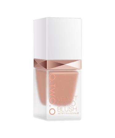 Cheek Gel Cream Liquid Blush Long-Wearing Matte Blusher Liquid - Waterproof Natural Colors Make-up Supplies to Make Delicate Matte Charming Lightweight Beauty Aezon 02