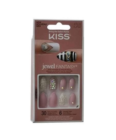 Kiss Jewel Fantasy Nails Medium Length - 69115 | Your Grace - Buy Online on GoSupps.com