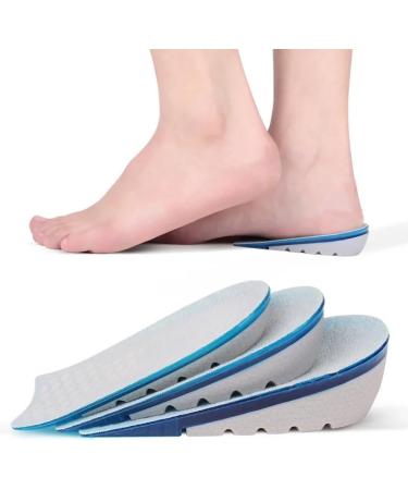 Heightened Insole - 2CM Silicone Gel Invisible Heel Lift Pads for Men & Women | Height Increase Shoe Inserts - Buy Online on GoSupps.com