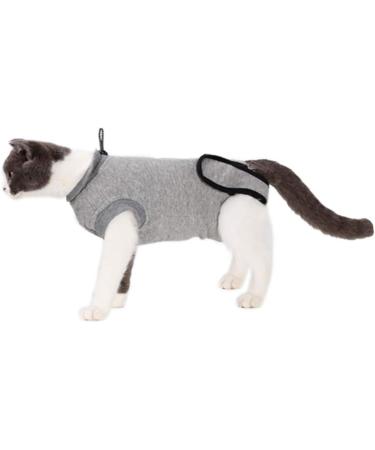 Yuhtech Cat Recovery Suit - Post-Surgery Catwear for Comfort & Rehabilitation (M - 40-45cm) | International Shipping - Buy Online on GoSupps.com
