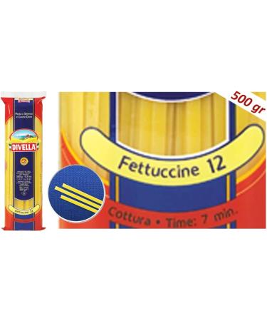 Italian Gourmet E.R. Divella Fettuccine No. 12 Durum Wheat Semolina Pasta 500g + 400g Box - Buy Online on GoSupps.com