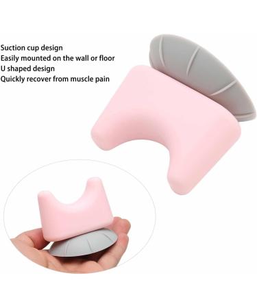 U-Shaped Wall Mounted Muscle Massage Ball with Suction Cup - Soft Silicone Meridian Massage for Plantar & Back Relief - Buy Online on GoSupps.com