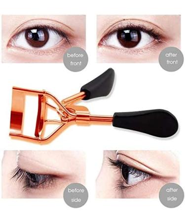 YNR Professional Eyelash Curlers Beauty Tools Stylish Make Up Applicator Rose Gold - Buy Online on GoSupps.com