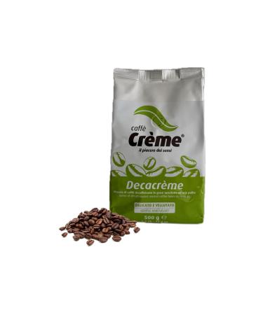 COFFEE CREAM Caffe Creme Brand Italian cafeinfree coffee beans Decacr me 500 g