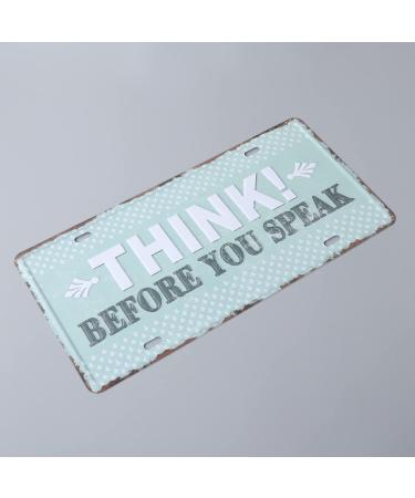 DOITOOL Iron Painting Metal Signs Antique Signs Vintage Signs for Sale Tin Signs License Plate Crafts Three-Dimensional 1 - Buy Online on GoSupps.com