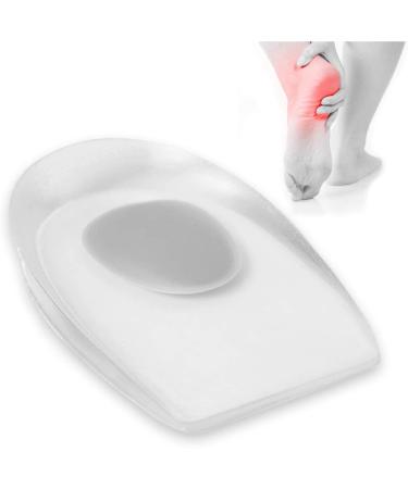 1 pair - Fuchsi gel heel pillow size.S for shoe size 32-38 |Ezilles porn Achilles painOrthopedic heel cap made of silicone |Heel cushion - Buy Online on GoSupps.com