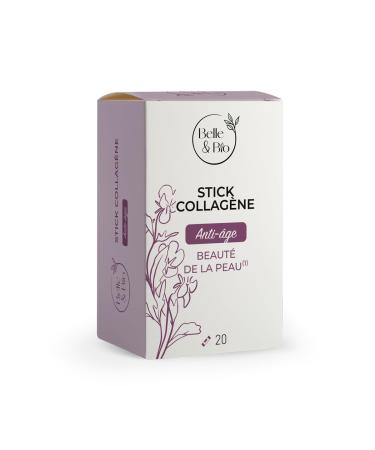 ANTI- GE & CONTRE LES RIDES - Stick Collag ne Marin 4g de Naticol - Vitamines C et E et SELENIUM - 20 sticks - Cure Flash - Compl ment Alimentaire BELLE&BIO - Fabriqu en France