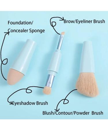 Buy 4-in-1 Makeup Brush for Liquid Cream & Powder Face Makeup | International Shipping Available - Buy Online on GoSupps.com
