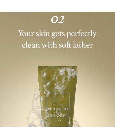 Mugwort Gel Cleanser 150ml | Soothing Low pH Herbal Face Wash for Sensitive Skin | Vegan & Hypoallergenic - Buy Online on GoSupps.com