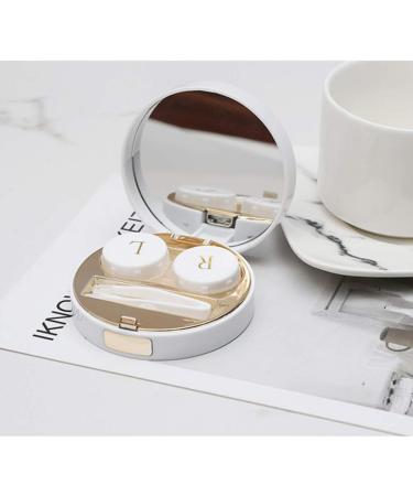 Milists Contact Lens Container & Applicator - Travel Kit with Mirror & Organizer - Sweet Invisible Golden Case for Easy Travel - Buy Online on GoSupps.com