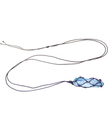 Housoutil Decorative Necklace 1pc Woven Mesh Pendant Handmade Necklaces Crystal Rough Stone Neck Chain - Buy Online on GoSupps.com
