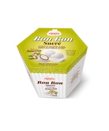 CRISPO Confetti Crispo Bon Bon Sucr Blanc pistachio 500 g