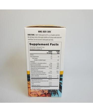 Buy Energy Fizz Sticks - Pineapple Flavor | Boost Your Energy | International Shipping - Buy Online on GoSupps.com