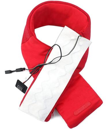 Neck Heating Pad USB - Adjustable Heated Scarf Wraps | 3 Temperature Settings | Winter Outdoor Accessories - Multicolor - Buy Online on GoSupps.com
