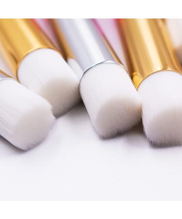 RUFRY 12-Piece Cute Lash Bath Brushes Set | Blackhead Remover & Facial Cleaning Tools | Eyelash Cleanse Brushes (White-Silver) - International Shipping Available - Buy Online on GoSupps.com