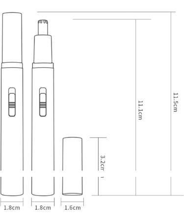 Professional Nose Hair Trimmer for Men | Painless Ear & Eyebrow Trimmer | Waterproof Stainless Steel - Buy Online on GoSupps.com
