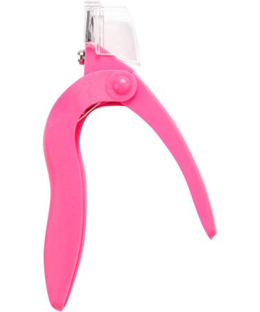 Nail Tip Clipper Edge Cutter Adjustable Plastic Fake Nail Art Cutter Trimmer for Salon Home Art Beauty Design DIY Use Rose Red - Buy Online on GoSupps.com