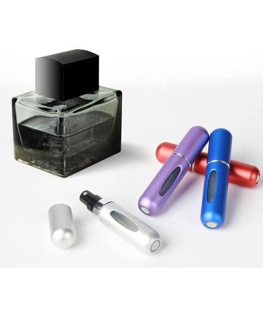 Portable 5ml Mini Perfume Atomizer Bottles - 4 Pack | Refillable Spray Bottles for Travel - Buy Online on GoSupps.com