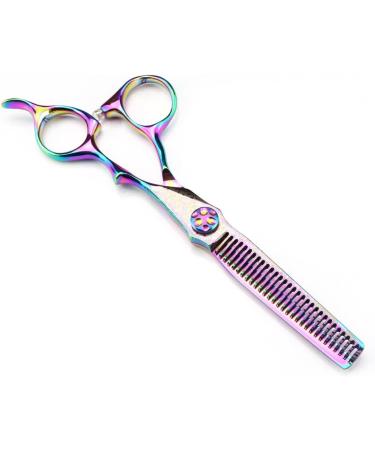 Hair Cutting Scissors 6 Inch Professional Rainbow Damascus Hair Cutting Scissors Gem Screw Haircut Thinning Barber Steel Cut Shears Hairdresser Scissors Set - Buy Online on GoSupps.com