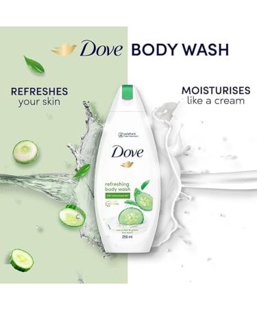 Do.vee Refreshing Body Wash - Cucumber & Green Tea Scent 250ml All Skin Types Smoother Skin - International Shipping Available - Buy Online on GoSupps.com