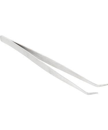 Efco Pointed Curved Tweezers - Silver 15cm | Precision Tools for Crafting & Beauty | International Shipping Available - Buy Online on GoSupps.com