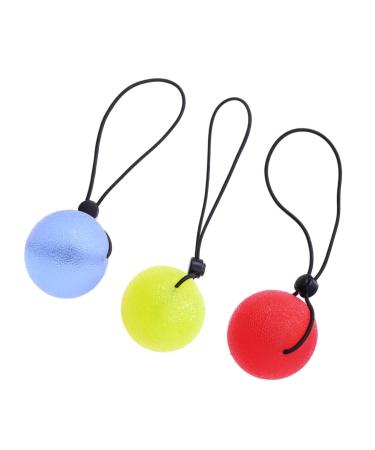 Beavorty Tool 3 STK Power Balls Train fitness hand therapy therapy therapy. Fitness equipment handle strengths ball exercises squeezeball round grip ball ventilation ball ball squeezing grip balls as shown