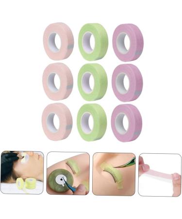 Housoutil 9 Rolls Lash Tape Adhesive Lash Tape Pink Tape Under Eye Tapes Under Eye Patch Makeup Tape Lash Tools Eye Skin Tape Eyelash Blindfold Non-woven Fabric - Buy Online on GoSupps.com