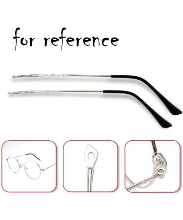 VekkEr Yewear Leg - Silver Vintage Metal Eyeglass Replacement Temples | Stylish Eyeglass Accessories for International Shipping - Buy Online on GoSupps.com