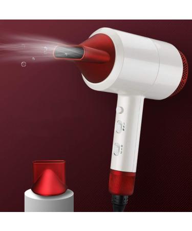 Ionic Hairdryer Professional Hair Dryer 1800W Powerful Constant Temperature Hair Dryer with 3 nozzles with 2 Speed and 3 Heat Setting with Cool Shot Button Anti-frizz Protect Hair Lower Radiation - Buy Online on GoSupps.com
