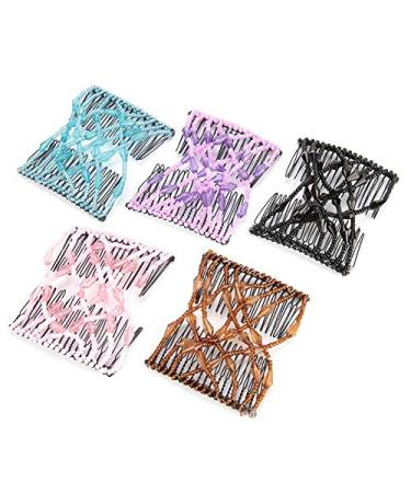 Elastic Hair Feasts - Pearl Hair Clips for Women | Stretchy Double DIY Styling Tool - Buy Online on GoSupps.com