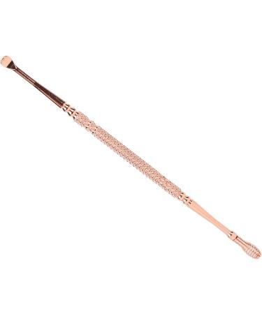 Rose Gold Stainless Steel Double Head Ear Spoon | Ergonomic Design | Relieves Itching | Spiral Spring Ear Stick - Buy Online on GoSupps.com
