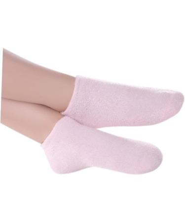 POPETPOP 1 Pair Invisible Socks Womens Socks Non Skid Socks Thick Socks Lotion Socks Silk Socks Slipper Socks Foot moisturising Socks Features Socks for Women Toe Socks Miss Heel Non-Slip 22.5*8cm - Buy Online on GoSupps.com