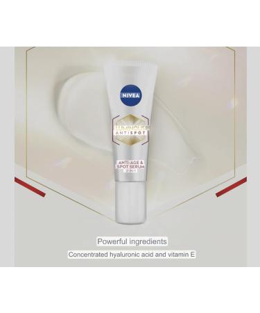 NIVEA Luminous630 2-in-1 Anti-Age & Dark-Spot Serum 10ml | Reduces Age Spots & Evens Skin Tone - Shop Internationally - Buy Online on GoSupps.com