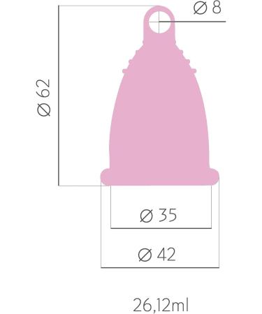 Premium Selenacare Menstrual Cup - Washable Medical Silicone Period Cup with Cleaning Container & Cotton Storage Bag - Size M (26ml) - Eco-Friendly Solution - Buy Online on GoSupps.com