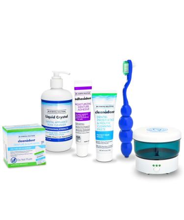 Dr. B Dental Solutions Complete Denture Care Kit - Designed by a Dentist in One Simple Kit