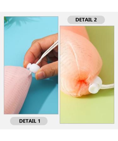 FRCOLOR 10pcs Exfoliating Soap Bubble Mesh Bags | Colored Drawstring Soap Holders & Pouches for Shower & Bath - International Shipping Available - Buy Online on GoSupps.com