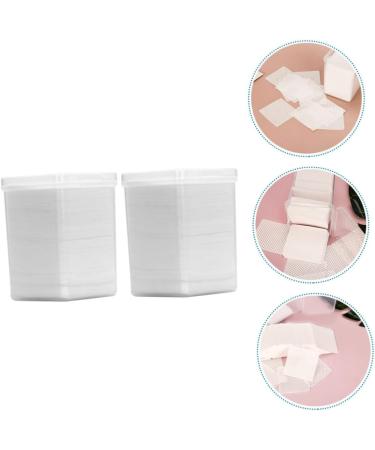Mikinona Cleaning Pads 2 Boxes Eyelash & Nail Tools Non-Woven Fabric Cloth for Gel & Glue Cleaning Manicure Supplies - Buy Online on GoSupps.com