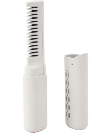 2 in 1 Hair Straightener & Comb for All Hair Types | Adjustable Temperature Anti-Scald Design - Khaki - Buy Online on GoSupps.com